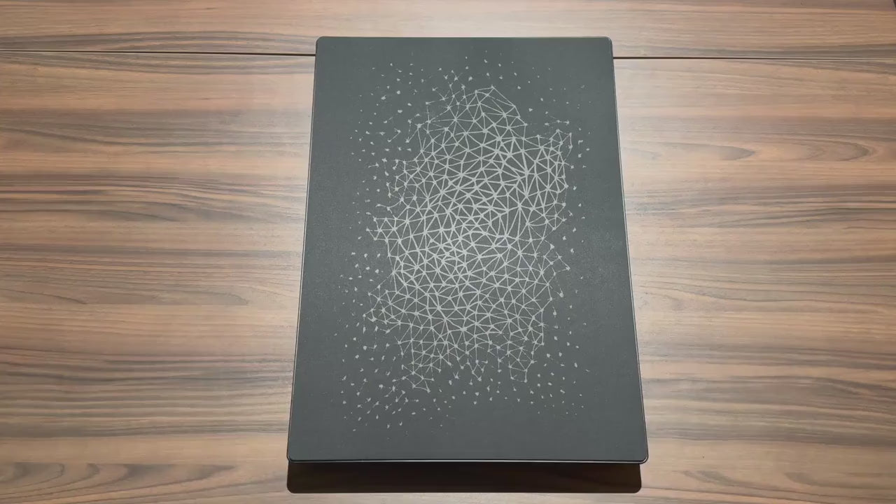 Load video: How to install your Skinfonisk cover on your IKEA SYMFONISK.