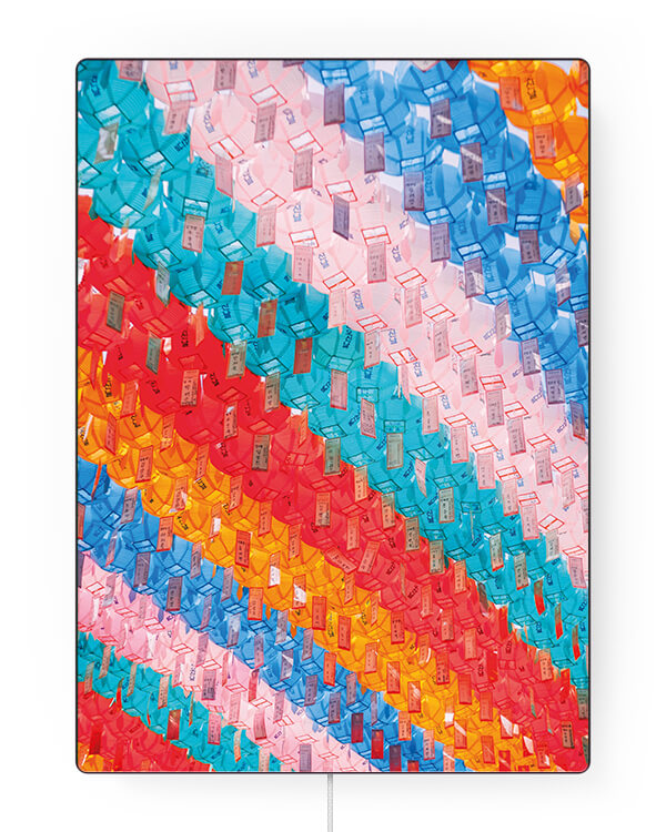 Skinfonisk Les Lanternes decorative cover for Sonos x IKEA SYMFONISK frame speaker front panel