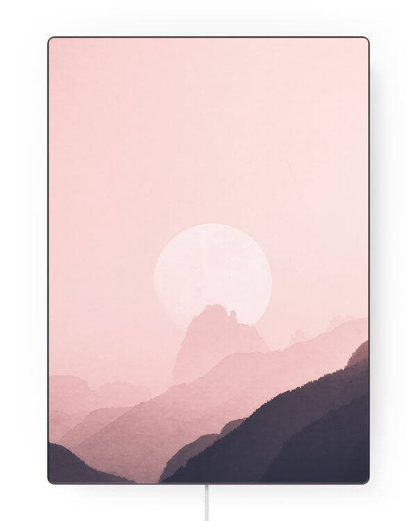 Skinfonisk Montain Moon decorative cover for Sonos x IKEA SYMFONISK frame speaker front panel