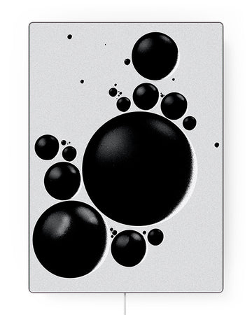 Cover for IKEA SYMFONISK frame speaker - Black Dots